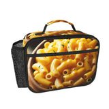 Augenstern Macaroni-Cheese-Sauce Insulated Lunch Bag For Women And Men, Oxford Cloth Lunch Tote With Peva Lining, Portable Horiz