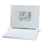 Pressboard Hanging Data Binder, 147/8 x 11 Unburst Sheets Color: Light Gray