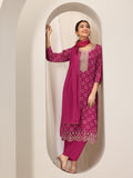 Libas Women'S Silk Blend Kurta Sets (99448_Pink_Xl)
