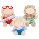 Simgoing 3 Sets Doll Clothes Outfits for 17cm Dolls Bear Stuffed Animals Clothes Costume Accessories for Summer Swimming Beach P