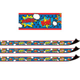 Teacher Created Resources Superhero Magnetic Borders, 24 Feet Per Pack, 3 Packs