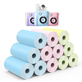 12 Rolls Instant Print Camera for Kids Refill Print Paper - Hikkon Thermal Print Paper Rolls Photo Print HD Printing for Most Ki