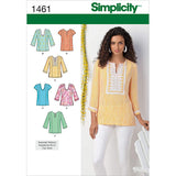 Simplicity 1461 Womens Top Collection Sewing Patterns, Sizes 20W28W