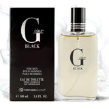 PB ParfumsBelcam G eu Black Eau De Toilette Spray for Men - 100 mL Affordable, Long-Lasting Fresh Aquatic Fragrance & Spicy Aqua