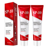 2Pcs SP-10 Probiotic Toothpaste, SP-10 Probiotic Toothpaste Whitening, Fresh Breath, Deep Cleaning Care 4.23oz