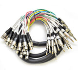 Seismic Audio - SAXT-16x10F - 16 Channel 10' XLR Female to 1/4 TRS Snake Cable