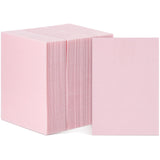 Cholemy 120 Pcs Foam Printing Plates 4 x 6 Inch Pink Foam Sheets 1/20 Inch Thick Board Papers Sheets Set for Card Making Craftin
