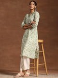 Libas Women'S Cotton Printed Regular Kurta (290550H Green