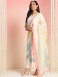 Gosriki Women'S Rayon Viscose Printed Straight Kurta With Pant & Dupatta (Sutariya Beige-Vks01-Gs_Xl_Beige_X-Large),Beige,,B0DT76H1T9