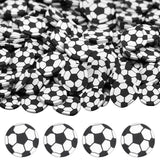 Weysat 30g Mini Soccer Polymer Clay Slices 0.2 Inch Tiny Clay Soccer Pieces Sports Sprinkles Ball Confetti for Clips Nail Art DI