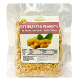 Beyond Nature Dry Roasted Peanuts - Unsalted 2 Pound (32 oz) Vacuum Sealed Non GMO, No Oil & No Salt, Low Carb, Keto Friendly &