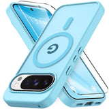Vansdon for Google Pixel 10/10 Pro Case, Compatible with MagSafe, Magnetic Translucent Matte Slim Protective Cover with 1 Screen