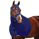 UltraFlex Horse Sleazy Slickers | Horse Protection Slinky | Dirt & Dust Defense | Full Zip Hood (Original) | Navy, Medium