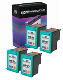 SPEEDYINKS Remanufactured Ink Replacement for HP 95 420 (Tri-Color, 4-Pack)