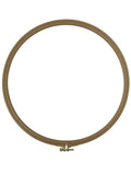 Nurge Premium Quality 16 mm Wood Embroidery Hoop, Cross Stitch Hoop with Gold Plated Adjustable Brass Screw (No:8) (310mm = 12.2