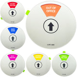 Office Door Sign, Do Not Disturb/Come in Welcome/Out of Office/In a Meeting/Back Soon/Working Remotely 6 Options, LJSCARE Privac