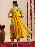 Gosriki Women'S Rayon Blend Straight Printed Kurta With Pant & Dupatta (Twig Yellow-Gs_S_Yellow_Small),Yellow,,B0DC6KYG2L