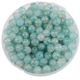 PAMIR TONG 8mm Deep Green Glass Beads for Jewerly Making 200pcs Pretty Round Loose Beads Spacer for Bracelet Making Accessories