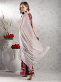 Gosriki Women'S Rayon Blend Straight Printed Kurta With Palazzo & Dupatta (Bagmati Maroon-Gs_L_Maroon_Large),Maroon,,B0DJWG2XW1