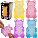 4 Pack Gummy Bear & Sugar Ball Designs, Anxiety Relief & Focus Toy, Maltose Filled Squeeze Toys for Sensory Play,Sensory Fidget