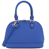 Zip-Around Classic Dome Satchel (Royal Blue)