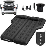 Umbrauto Heavy-Duty SUV Air Mattress w/Quick-Inflate Car Pump| Durable 2-Chamber Inflatable Van Sleeping Bed for Camping & Trave