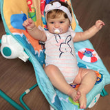 TERABITHIA Hand Rooted Hair Realistic Reborn Baby Dolls - 20Inches Vinyl Full Body Anatomically Correct Lifelike Newborn Baby Do