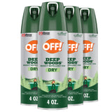 OFF! Deep Woods Insect Repellent Aerosol, Dry, Non-Greasy Formula, Bug Spray with Long Lasting Protection from Mosquitoes, 4 Oz,