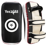 Yes4All Thick Boxing Strike Curved Thai Pad MMA Strike Kick Shield, Coaching Padding for Sparring for Kickboxing & Self Defense