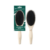 EcoTools Dual Bristle Hair Brush, Faux Boar & Nylon Bristle Brush for Detangling Smoothing & Shine, For All Hair Types, Daily St