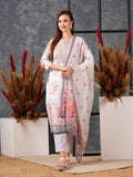 Anni Designer Women'S Cotton Blend Straight Printed Kurta With Pant & Dupatta (Try Cream_Xxl_Cream_Xx-Large),Cream,2XL,,,