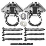 Yyiwhmy Bearing Swing Hanger Heavy Duty 304 Stainless Steel 1500LB Capacity 180for Yoga Porch Swing Seat Sandbag, Gym