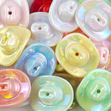 20pcs Cowboy Hat Beads for Pens Fancy Focal Beads for Beadable Pens Beadable Keychains Making