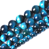 36PCS 10MM AAA Blue Tiger Eye Stone Beads Natural Gemstone Bead Crystal Healing Energy Jewelry Making DIY 15 inches