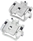 cciyu Rear Left & Right Brake Calipers With Bracket 19-B2066A 19-B2067A For Saab 2005-2006 For Subaru 2004-2008 (2PCS)