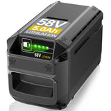 FSKE Premium 5.0Ah Replacement for Echo 58V Battery CBP-58V40 CBP-58V20, Compatible with Echo 58 Volt Cordless Power Tools