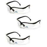 Safety Glasses,Blk/Clr,Rx1.5