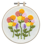 Design Works Crafts Inc. Poppies Punch Needle Kit, White