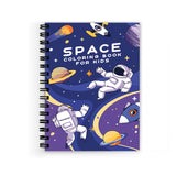 Plan To Gift Astronaut Plannet Spiral Wiro Unruled Blank Pages Notebook Diary Journal Drawing Book SizeA5(6X9 Inches) (Astronau