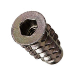 EZ LOK 90102420 EZ Lok Threaded Insert, Zinc, HexFlanged, #1024 Internal Threads, 0.787 Length (Pack of 50)