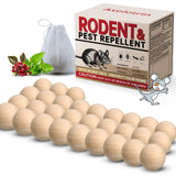 30Pcs Mouse Repellent, Peppermint Oil to Repel Mouse, Mice, Rats, Rodent Repellent Balls - Moth Balls for Rodents, Effective Mic