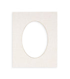 20x24 Mat Bevel Cut for 16x22 Photos Precut White Linen Canvas Oval Shaped Photo Mat Board Opening Acid Free Matte to Protec