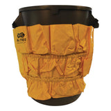 Layflat & Impact 7705 Gator Caddy Vinyl Yellow Bag, 9 Pockets, 20w x 20.5h, Yellow (IMP7705)