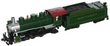 Bachmann Trains PRAIRIE 262 Locomotive w/SMOKE & TENDER SOUTHERN (green) HO Scale
