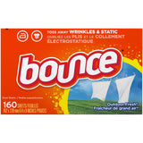 Bounce Fabric Softener Sheets, Orange Outdoor Fresh 160.0 Count