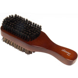 Diane Premium 100% Boar Bristle 2-Sided Club Brush for Men and Barbers, Medium and Firm Bristles for Thick Coarse Hair, Detangli