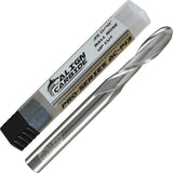 Align Carbide, Ball Nose Router Bit, 1/4 Inch Cutting Diameter, 1/4 Inch Shank, Premium Solid Micro Grain Carbide, Spiral Plunge