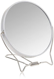 Goody Two-Sided Makeup Mirror with Stand - 1X and 3X Dual Sided Magnification - Lightweight & Portable Table Top Magnifying Vani