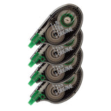 Tombow 68626 MONO Original Correction Tape, 4Pack. Easy to Use Applicator for Instant Corrections
