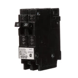 Siemens Q1520NC One 15Amp and One 20Amp Single Pole 120V NonCurrent Limiting Circuit Breaker